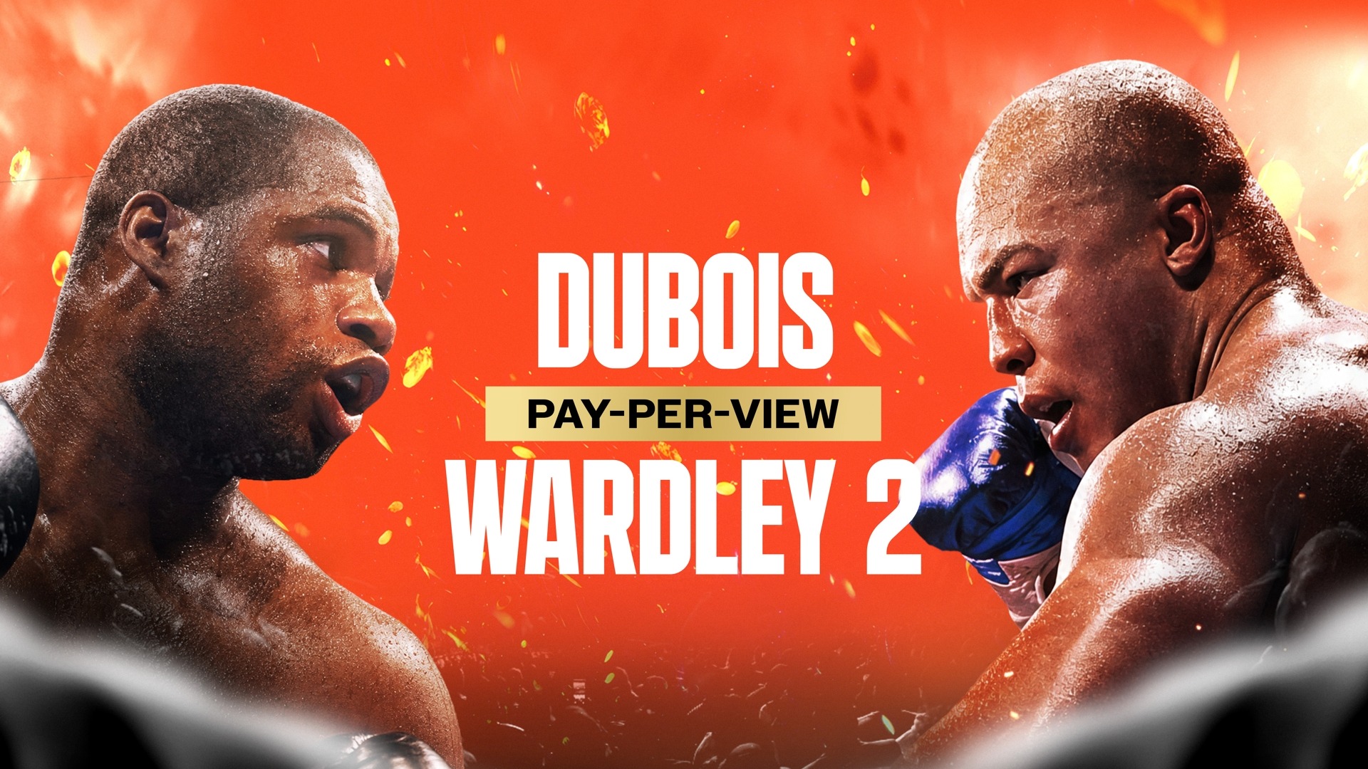 Dubois vs Wardley 2 official pay-per-view artwork