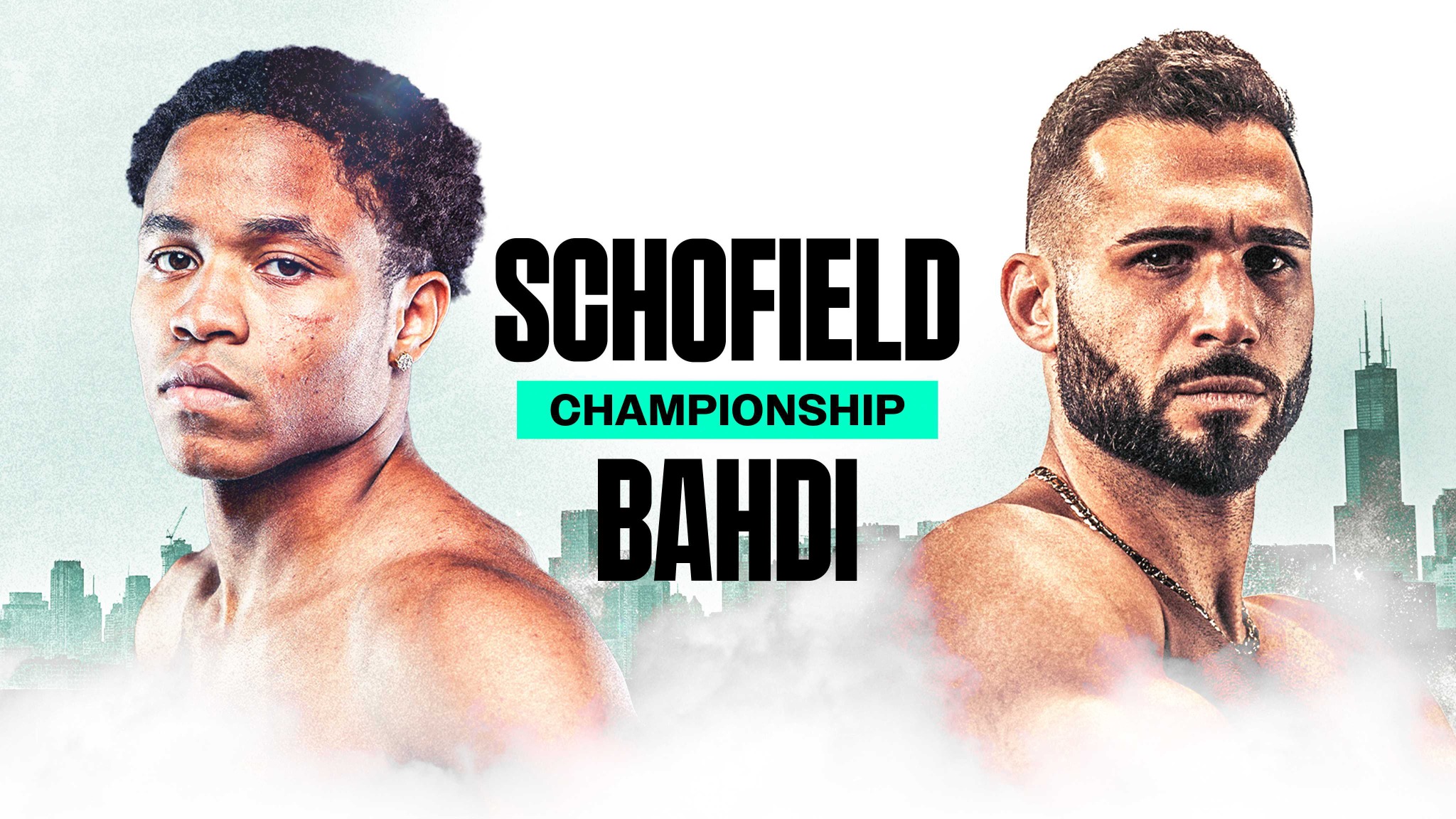 Schofield vs Bahdi championship artwork